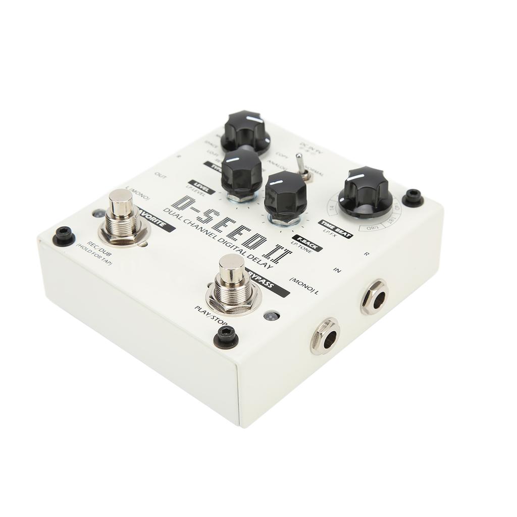 Multi Pedal Effect 2 Channel Digital Delay Stereo Looper 8 Modes for Electric Guitar