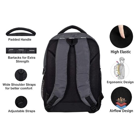 ADISA Light Weight Laptop Backpack 32 Ltrs