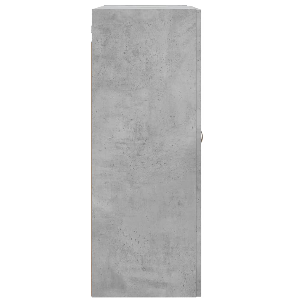 Wall Cabinet Concrete Grey 69.5 x 34 x 90 cm Particleboard
