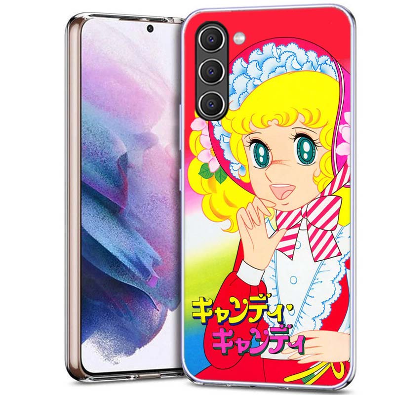 Candy Candy 90s Anime Phone Case for Samsung A54 A14 A24 A34 A17 A37 A57 A55 A35 A25 A15 A13 A23 A33 A53 A07 A05S A04S A03 A73 G