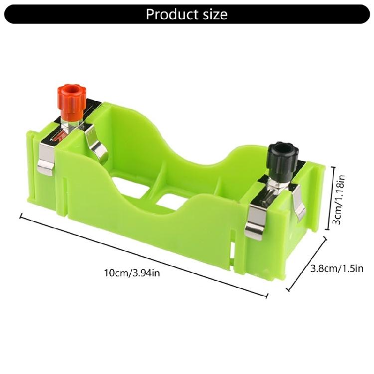 6Pieces Large Battery Holder Case Large Battery Chamber For Physics Experiment and Teaching Demonstration