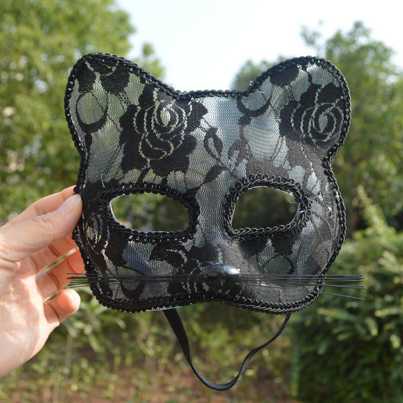 Pvc Mask Cat Halloween Cosplay Theatrical Costume Events Supplies Accessories