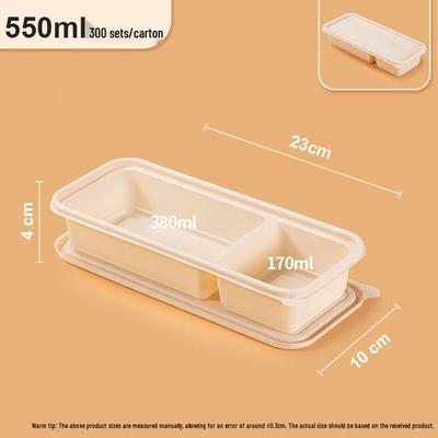 Biodegradable Corn Starch Disposable Lunch Box