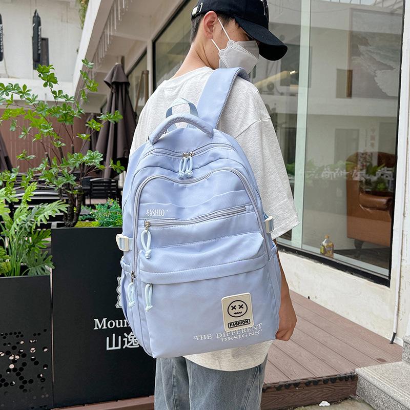 Schoolbag Trendy Brand Burden Reduction Large-capacity Backpack for Boys and Girls, School Bag Lightweight Waterproof Casual Lightweight Backpack