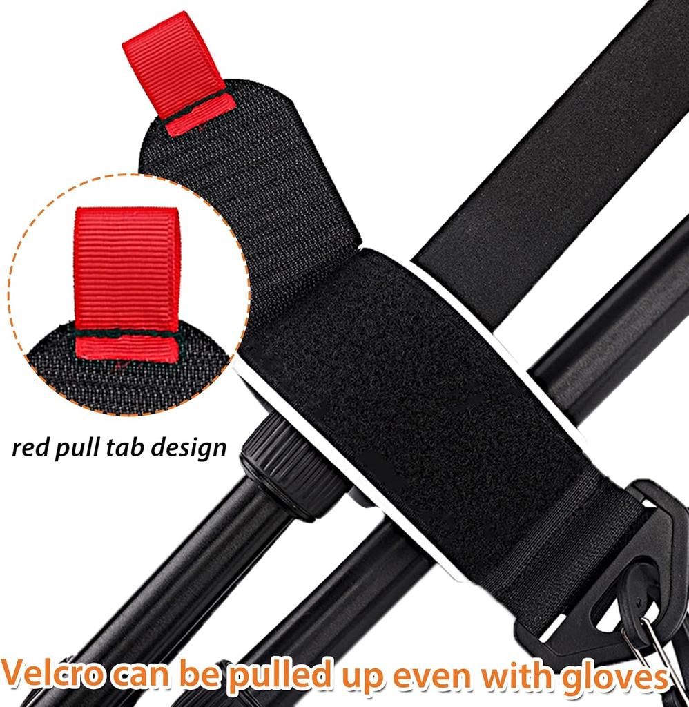 Ski Carrier Strap Snowboard, Pole and Boot Carry Sling Straps Adjustable Ski Wraps Cushioned Shoulder Skiing Gear Equipment