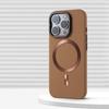 Luxury Alloy Lens Holder Slim Magnetic Hard Case For iPhone 16 15 Pro Max 14 13 For Magsafe Wireless Charge Solid Color Cover