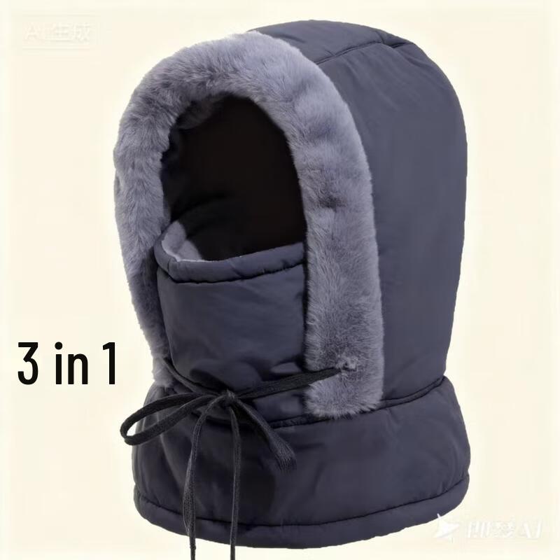 JingJingRS Unisex Down Trapper Hat
