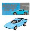 MINI GT 1/64 Lancia Stratos HF Stradale Azzurro Chiaro (Light Blue) (Left-Hand Drive) Finished Model