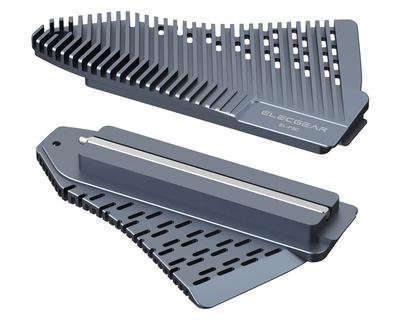 ElecGear PS5 NVMe SSD Heat Pipe Solid Aluminum Heatsink Cooler for PlayStation 5 Internal PCIe NVMe Gen4 Gaming with Thermal Pad and Redesigned SSD