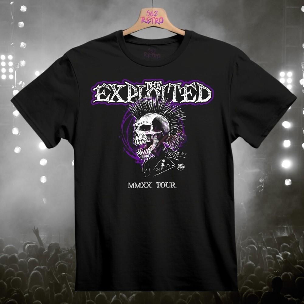 

The Exploited MMXX Tour Punk Rock Band TShirt Black S3XL Unisex T-Shirt S