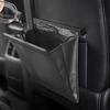 Car Trash Slim Leather Design with Gusseted Magnetic Odor Keeps Car Interior Suitable for Rear and Passenger Car Accessories Can, Bottom, Closure,