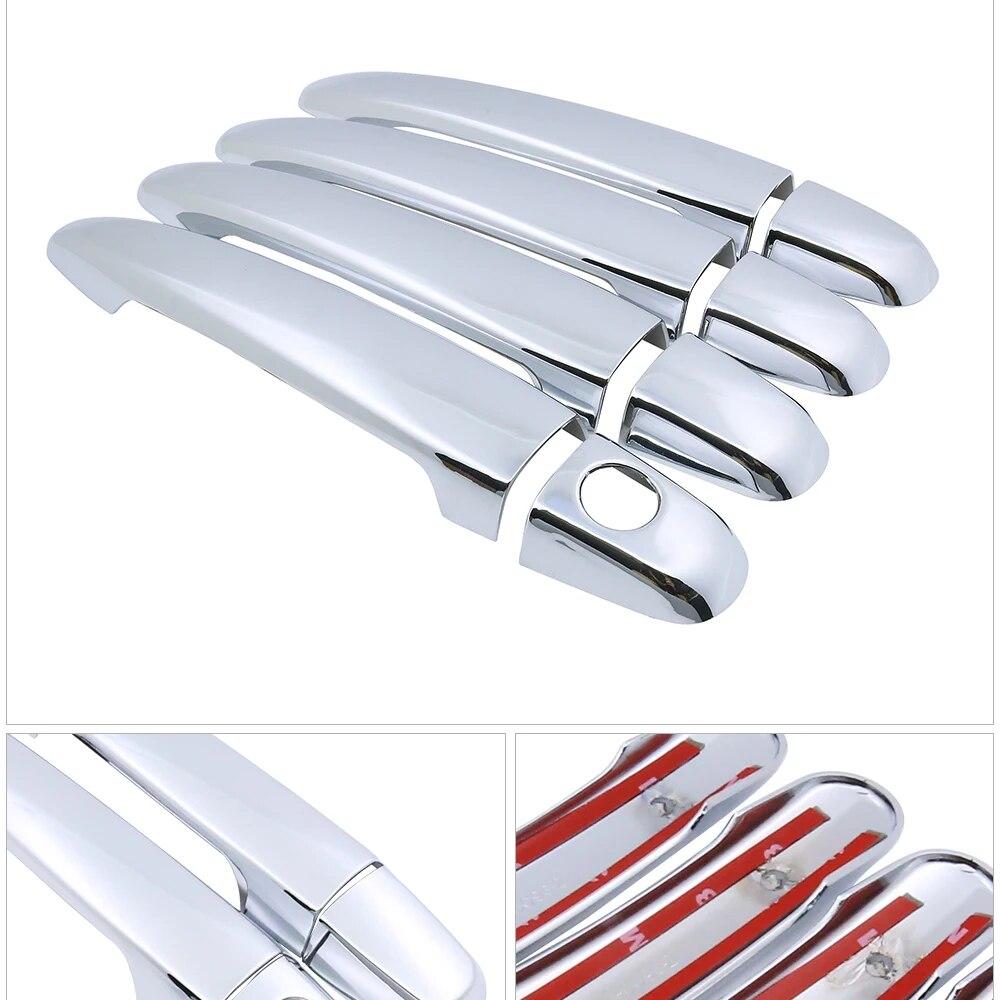 For Toyota Avalon XX30 2005~2012 Chrome Exterior Door Handle Cover Car Accessories Stickers Trim Set 2006 2008 2009 2010 2011