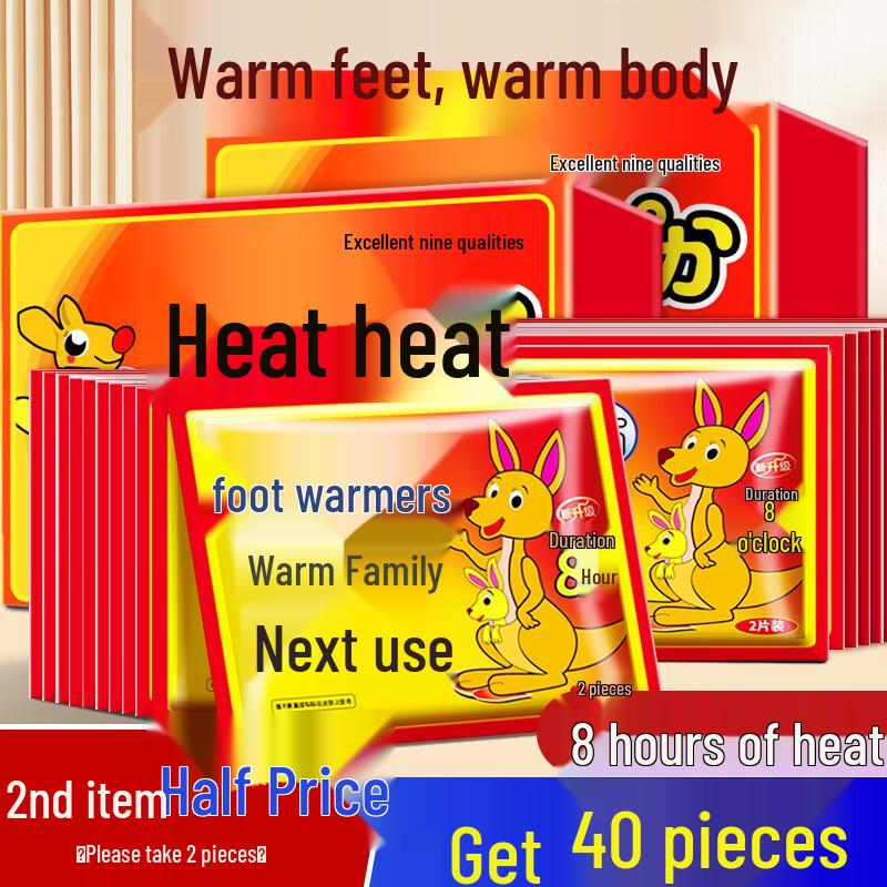 Self-Heating Warm Foot Patches