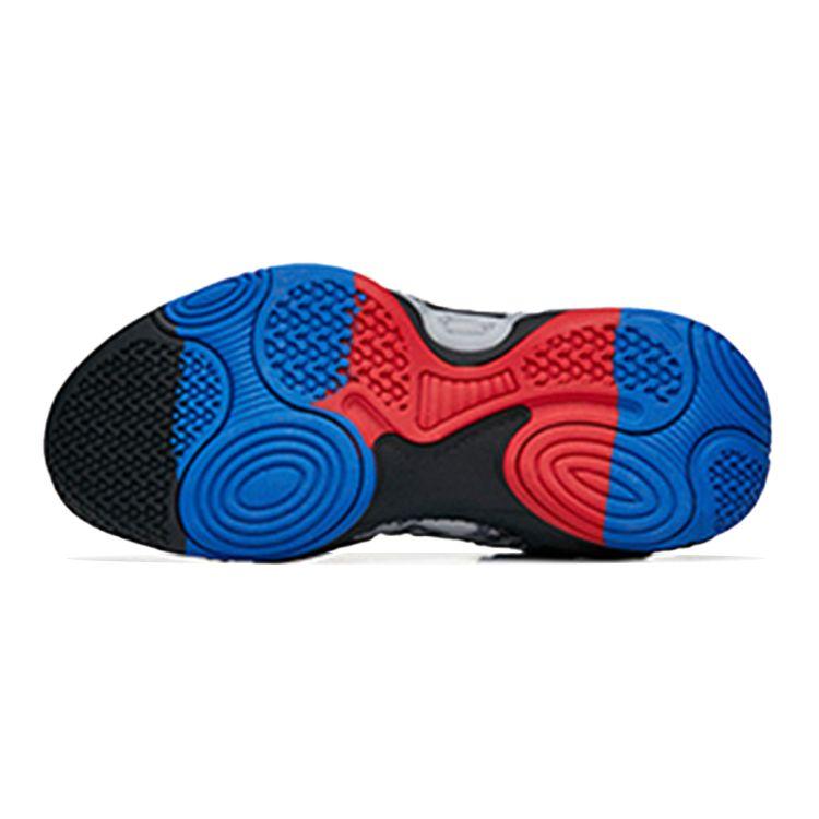 Anta Kids Asymmetrical 2 Comfortable Durable Breathable Low-Top Basketball Shoes Kids sneaker White Black 312231115-3