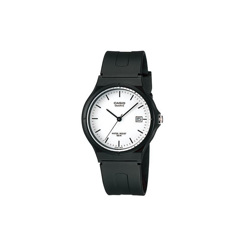

Casio YOUTH Series-Disc Three-pin STANDARD Simple Small Black Watch Sports Waterproof Quartz Movement Resin Strap Japanese and Korean Watch MW-59-7E белый