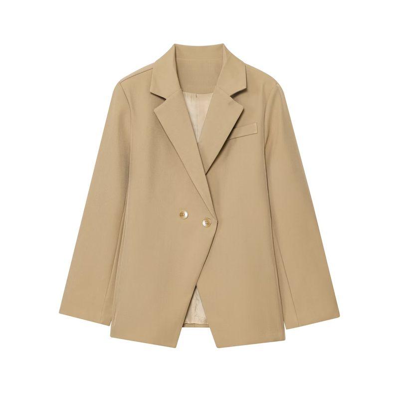 Araltay New Arrival Women's Clothing Fashion Style Fashion All-Match Minimalist Casual Solid Color Waist Tight Profile Suit Outwear