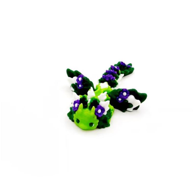 6-Pack Small Mystery Dragon Eggs 2025 New 3D Printed Dragon Eggs with Fully Articulated and Colored Dragon Inside Easter Decor