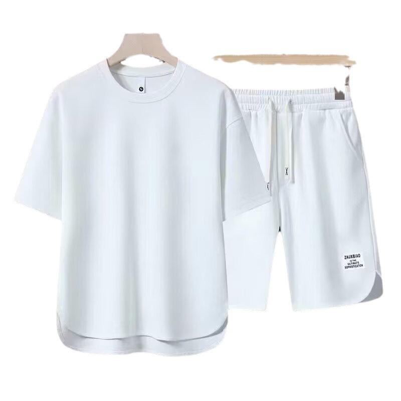 Men's Korean Style Basketball Jersey & Shorts - Trendy Sportswear Summer 2024