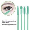 50Pcs Disposable Silicone Eyelashes Brushes Applicator Eye Lash Mascara Wands Brush Eyelash Extension Women Makeup Tools