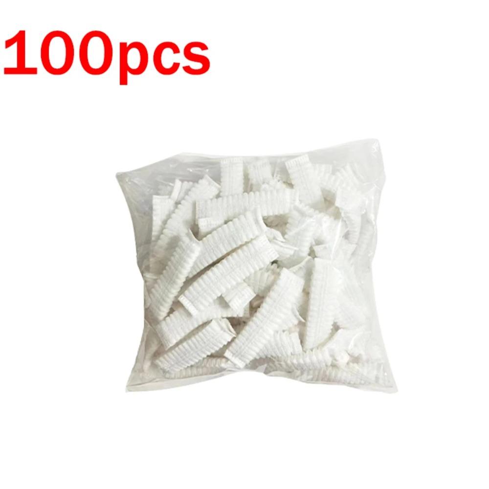 

100 шт одноразовый защитный чехол для фильтра пылесоса нетканый мешок для пылесоса пылезащитный дышащий эластичный сетчатый чехол 100PCS