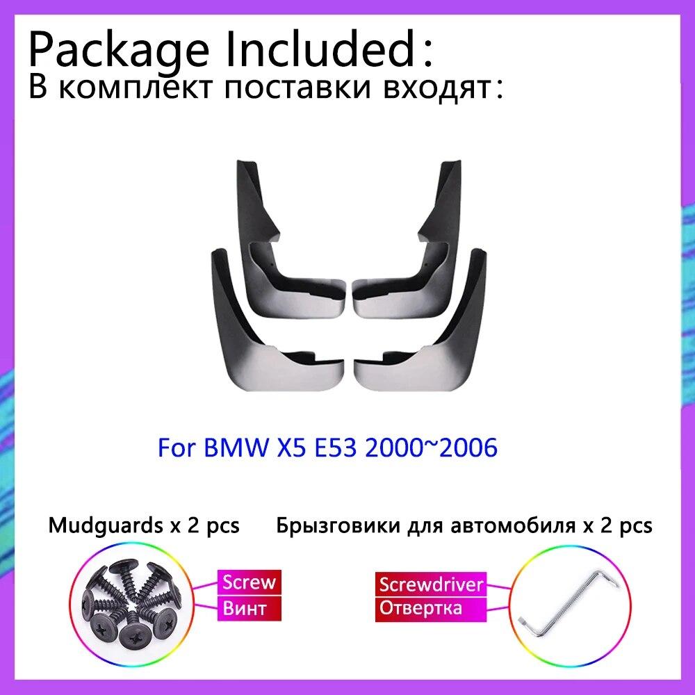 Schmutzfänger für BMW X5 E53 2000 ~ 2006 2002 2003 Vorne Hinten Rad Kotflügel Schlamm Schutz Klappe Kotflügel Splash Flaps Kotflügel Zubehör