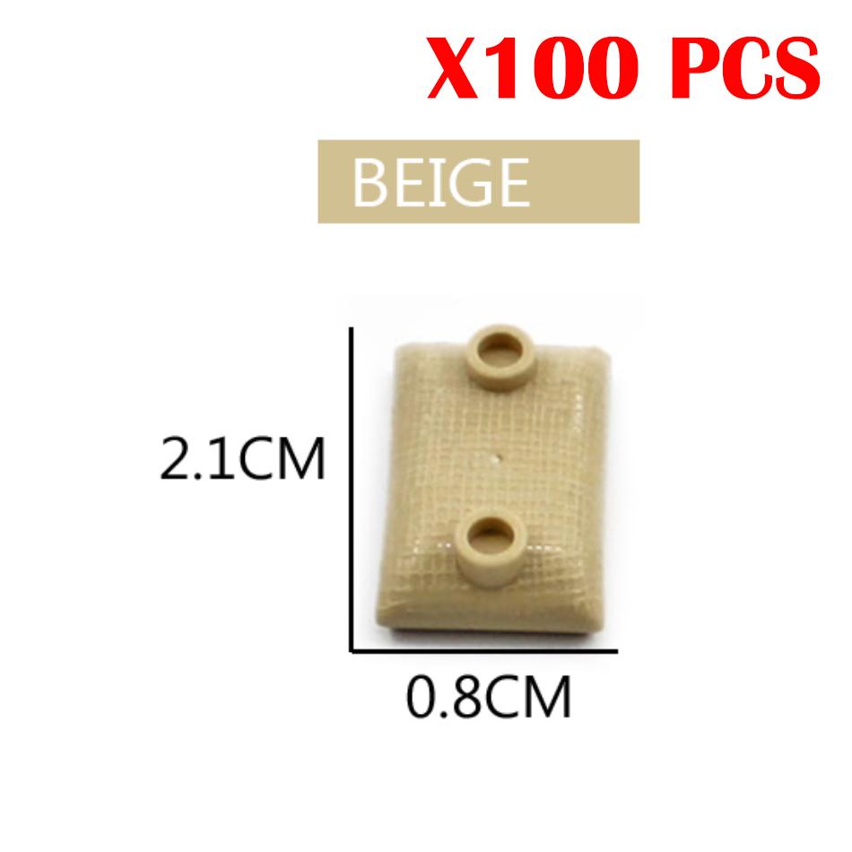 Military Special Forces Sandbag Weapon Box Gun WW2 DIY Building Blocks Educational Creative Bricks Toys For Children Kids Gifts
