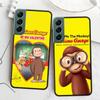 Curious G-Georgeser-m-Monkeis Phone Case For Samsung Galaxy S22 S25 Ultra S21 S10 Plus S26 Edge S20 S23 S24 FE Cover Silicon