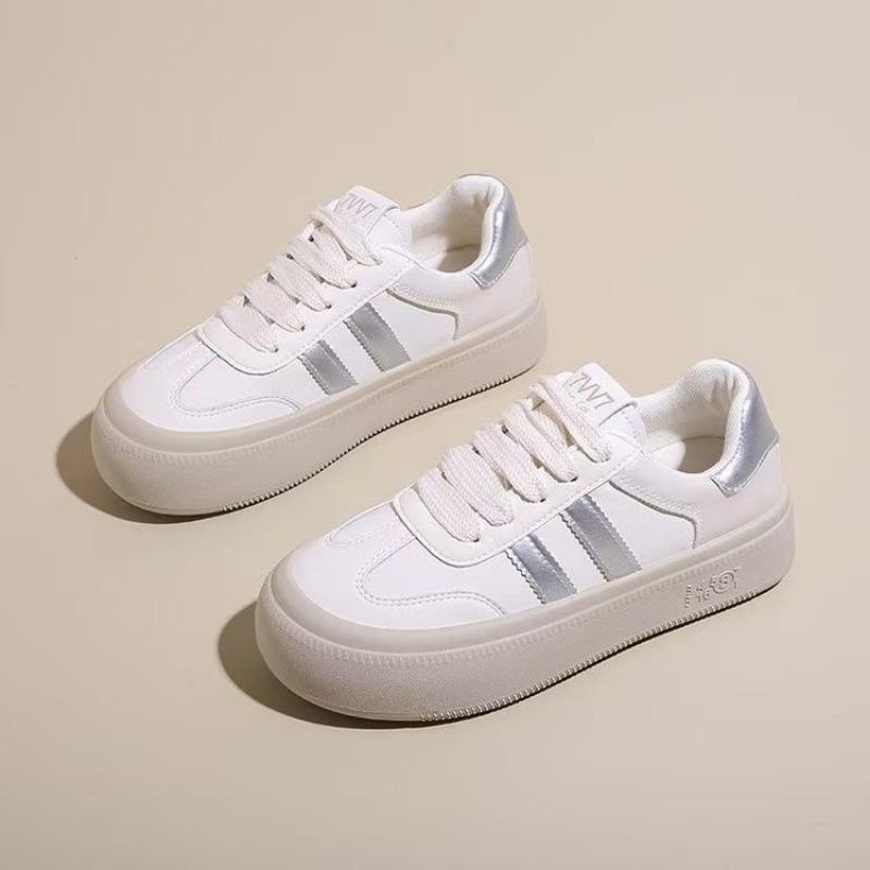 

Women s casual sports board shoes platform women s shoes new autumn versatile white shoes 35 белый