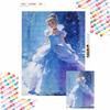 Cinderella Diamond Painted Mosaic Art Painting Kit Handmade DIY Gift Home Decor