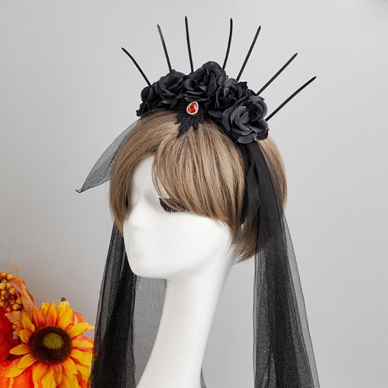 Creative Halloween Costume Headpiece Decorative Women Headbands Stylish Headgears Accessory for Themed Parties
