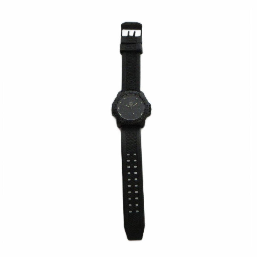 Used Luminox LUMINOX watch 3050 quartz date with calendar black dial black GY18 /MQ