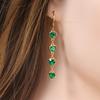 Fashion Retro Love Zircon Series Necklace Earring Bracelet Set
