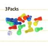 A1A2 Small Checkers Chess Pawn Set, Desktop Colorful Small Pawn, Game Pawn, for Home Games Accessories Gift Chessman