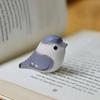 Handmade Bird Figurine Wooden Carving Bird Statue Miniature Wildlife Sculpture for Living Room Office Desktop TV Stand Decor Gifts for Bird Lovers