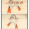 6/9/11/14/18Inch Face Clamps Pocket Hole Clamps for Woodworking, Welding Clamps Metal Vise Grip Clamps Locking C Clamps