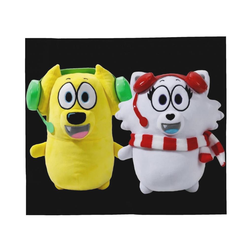 Tylers And Snowi Gaming Tæpper Søde Tegneserie Fluffy Plaid Tæpper Sommer Aircondition Dekoration Blødt Varmt Sengetæppe