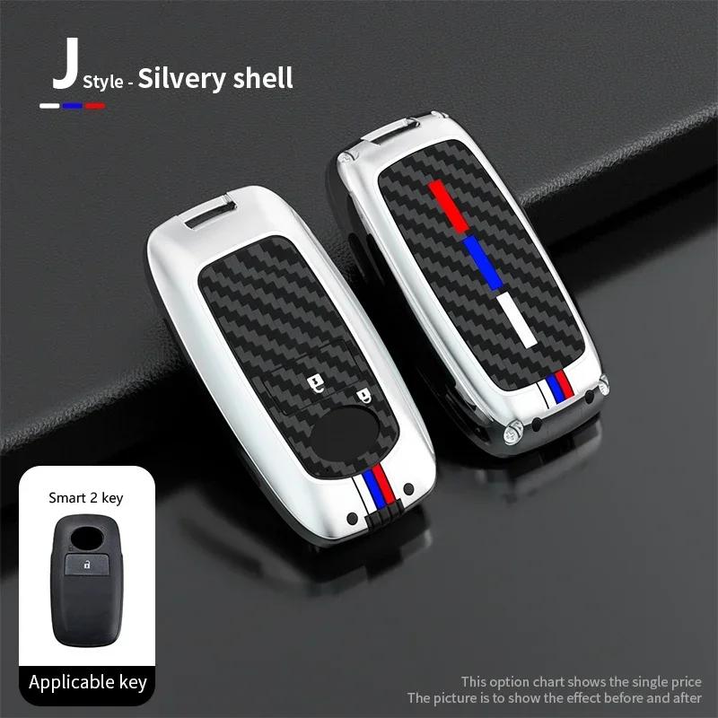 ACI4 Zinc Alloy for Toyota Yaris Ativ Raize Veloz Avanza Rush Perodua Daihatsu Malaysia Smart Remote Car Key Case Cover Keychain