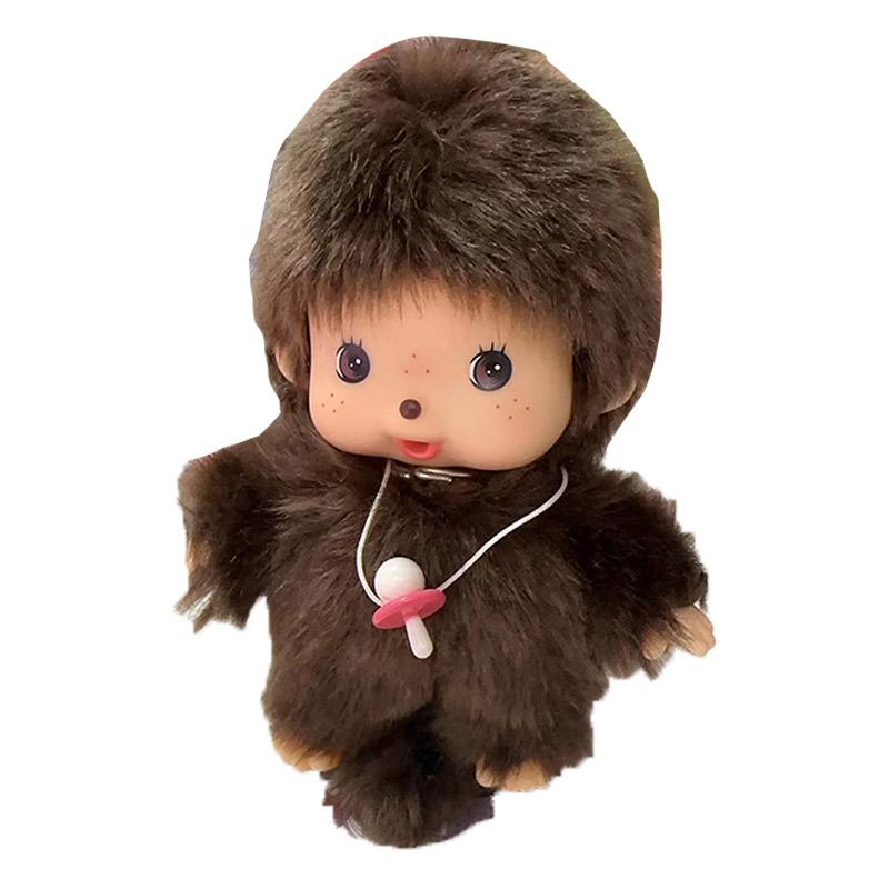 Children's DIY Monkey Cute 15cm Kawaii Plush Doll Soft Super School Bag Pendant Keychain Stuffed Animal Movie Doll Birthday Gift
