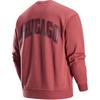 Jordan X NBA Collaboration Chicago Bulls Logo Fleece Crewneck Fashion Pullover Long Sleeve Sweatshirt Men sweatshirt Canyon-Rust FV8344-691