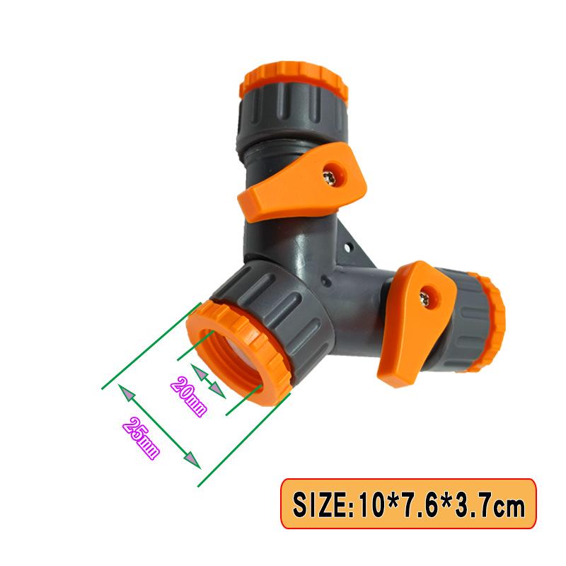 Verdickter ABS-Vierwege-Wasserrohr-Schnellverbinder mit Schalterventil-Verteiler