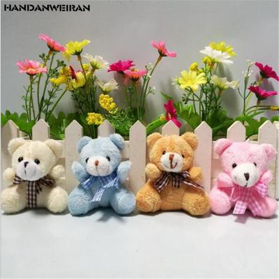 5.5CM Χαριτωμένο Παπιγιόν Αρκουδάκι Κρεμαστό Παιχνίδι Βελούδινο Νέο Χριστουγεννιάτικο Δώρο Ζώο