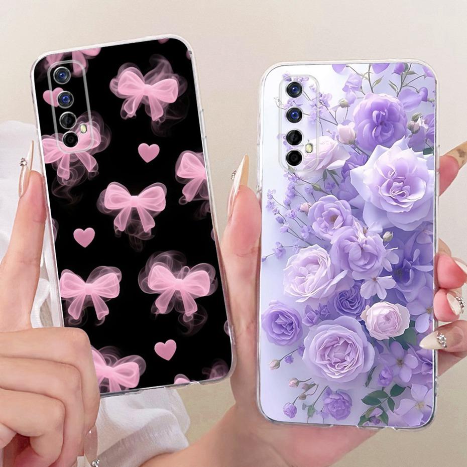 Cute Printing Phone Case For Realme 7 7Pro Soft Silicone TPU Cases For Realme 7 Pro Realme7 Global RMX2155 Covers Bumpers