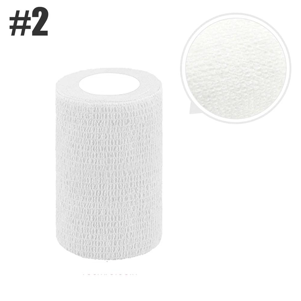 

Durable And Safe 1Roll Wrap Sports Tape Bulkself Adherent Rap Tapeself Adhering Stick Elastic Bandagepower Flex Wrap For Wrist & Ankle Injury 2.5cm