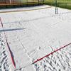 6x Linie do Piłki Siatkowej Plażowej Sprzęt Bardzo Widoczne 8M Długości Czerwone Linie Oznaczające Boisko Zaznacznik do Treningu Plażowego Sportów Zewnętrznych