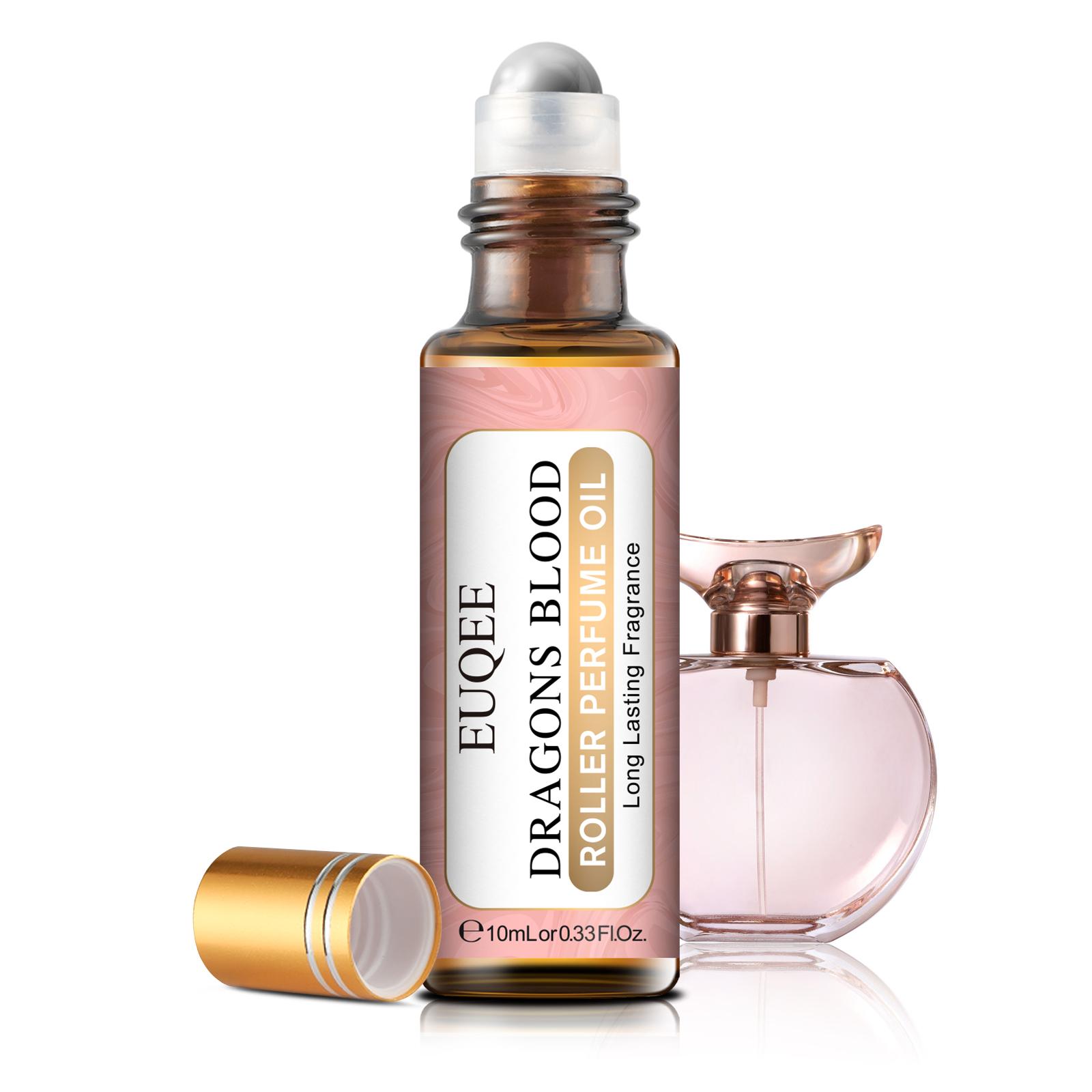 

5Pcs EUQEE Roller Парфумерна олія для зволожувача Аромат D-Jadore Angle Фрезія Кокос і ваніль Квіткова ефірна олія для дифузора DIY Perfume 5pcs-Dragons Blood