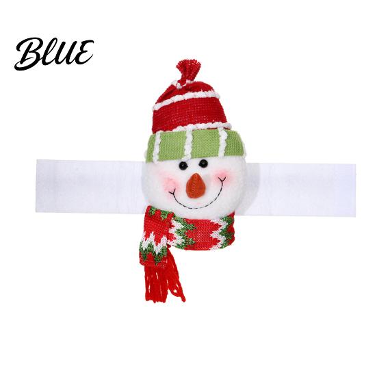 Home Decor Curtain Window Holders Tieback 3D Santa Claus Tiebacks Christmas Plush Snowman Party Decorations