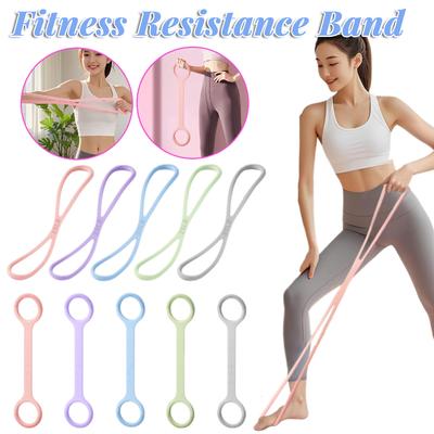 8 Shaped Fitness Resistance Band Yoga Resistance Bands Elastic Band Sports Exercise Puller for Body Building Home Gym Fitness