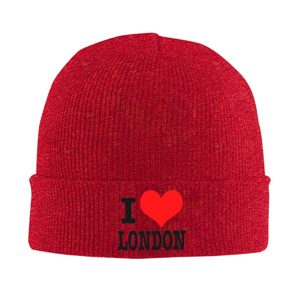 London UK England Warm Knitted Cap Hip Hop Bonnet Hat Autumn Winter Outdoor Beanies Hats for Men Women Adult
