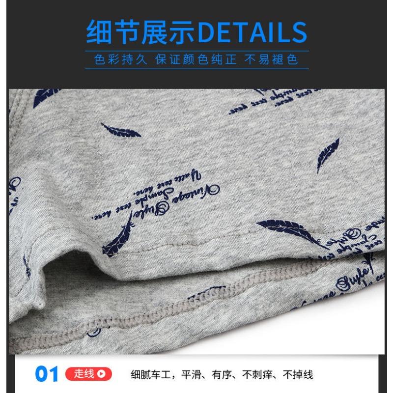 Printed Cotton Mens 3d Boxer Briefs