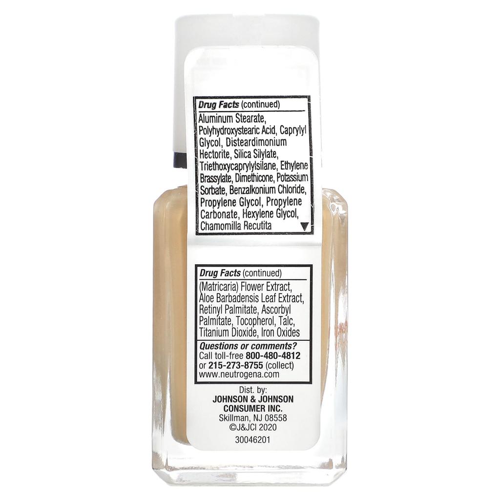 Neutrogena Hautklärendes, ölfreies Make-up, Classic Ivory 10, 1 fl oz (30 ml)